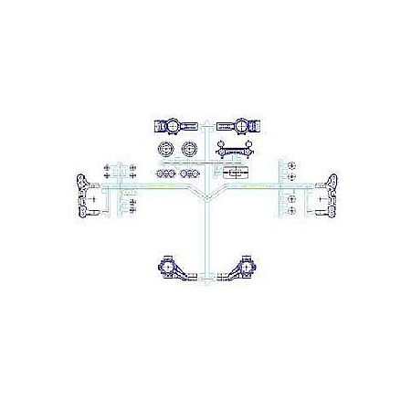 Tamiya M-05Ra F Parts (Upright)