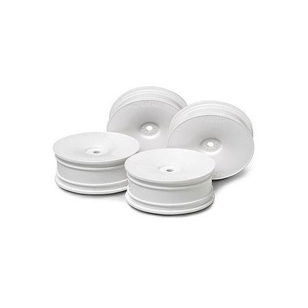Tamiya White Dish Wheel (26mm/Offo) X 2
