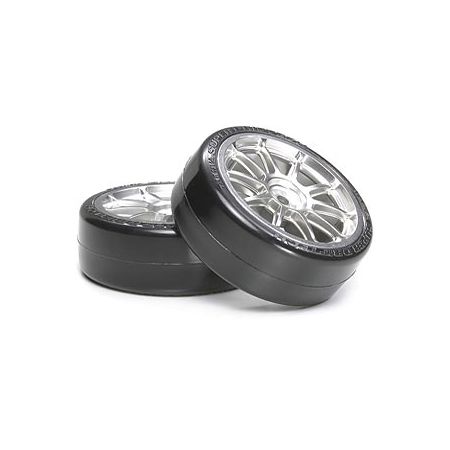 Tamiya 10-S Wheel W/Super Driftech Tire