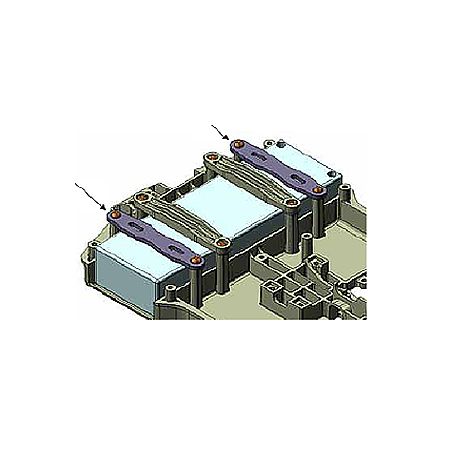 Tamiya DB02 Carbon R Stiffener X 2