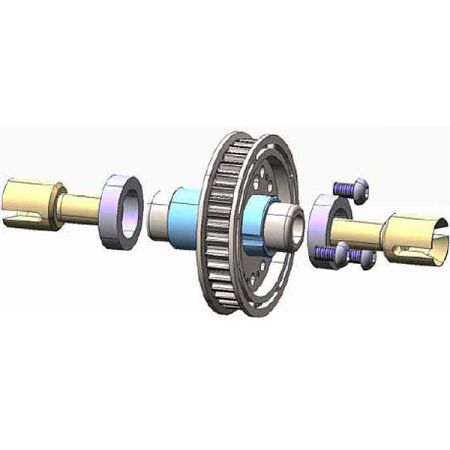 Tamiya TA07 Front One-Way Set (37T)