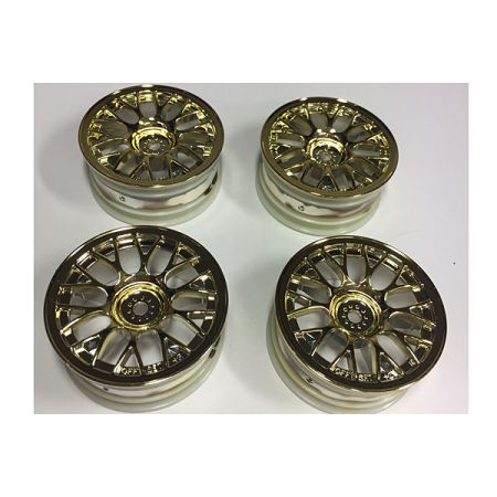 Tamiya Gold Plated Mesh Whl =2 X 4