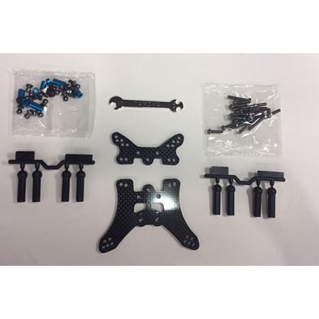 Tamiya TT-02B Carbon Fr Damper Stays