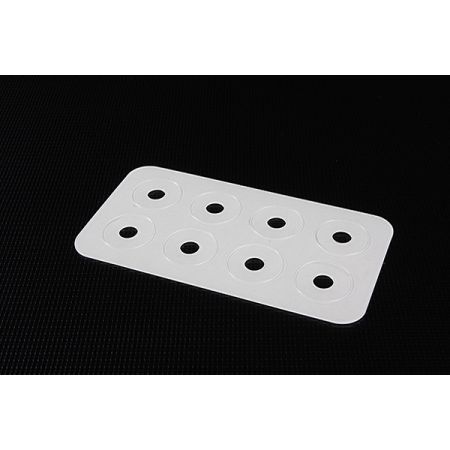 Tamiya R/C Body Mt Hole Clear Patches