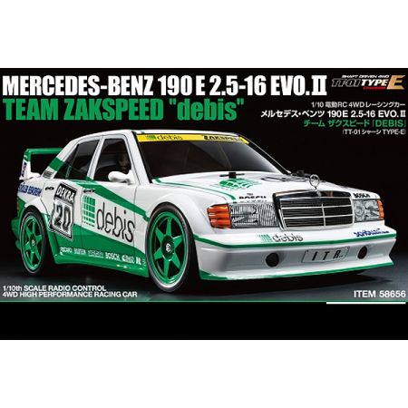 Tamiya Mercedes 190 E E2 ZAKSPEED DEBIS TT-01E  