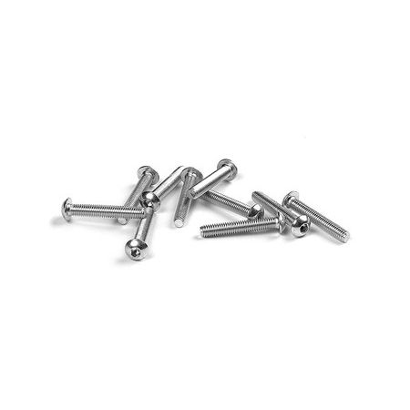 Xray Hex Screw Sh M3X18 - Left Thread  (10) (XR902319)