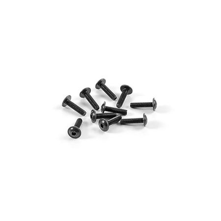 Xray Hex Screw Flanged Sh M3X12  (10) (XR911312)