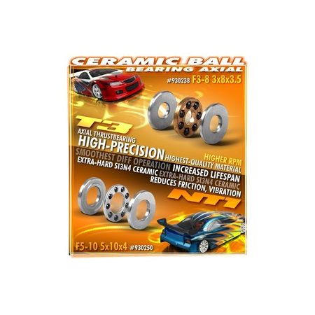 Xray Ceramic Ball-Bearing Axial F3-8 3X8X3.5 (XR930238)