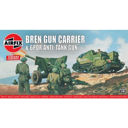 Airfix Bren Gun Carrier & 6PDR Anti-Tank Gun (A01309V)