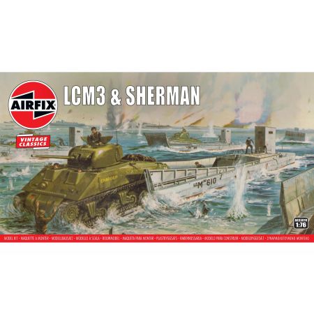 Airfix LCM3 & Sherman (A03301V)