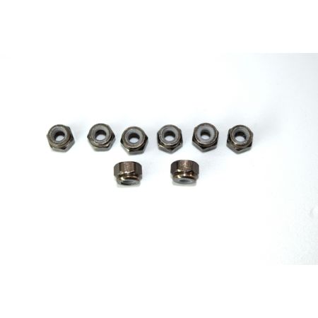 Absima Aluminum nylon nut M3 (8) ATC 2.4 RTR/BL