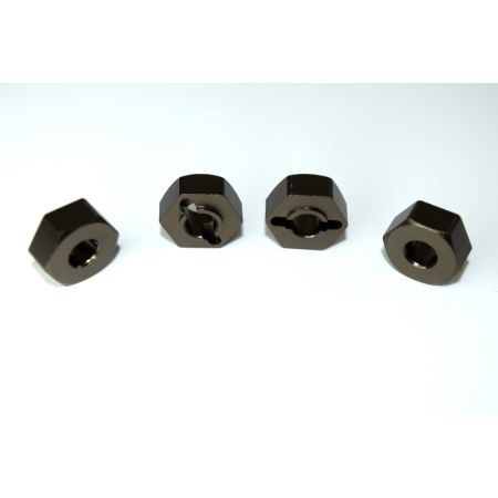 Absima Aluminum wheel hex hub (4) ATC 2.4 RTR/BL