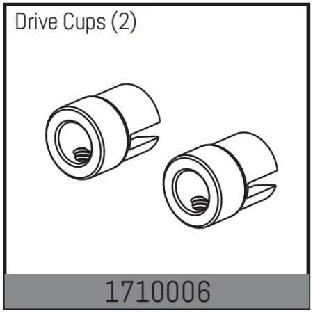 Absima Drive Cups (2) (AB1710006)