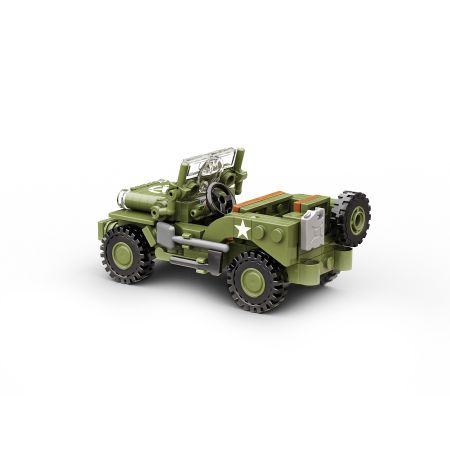 Build Army Willys MB Jeep Utility Vehicle (B1101)