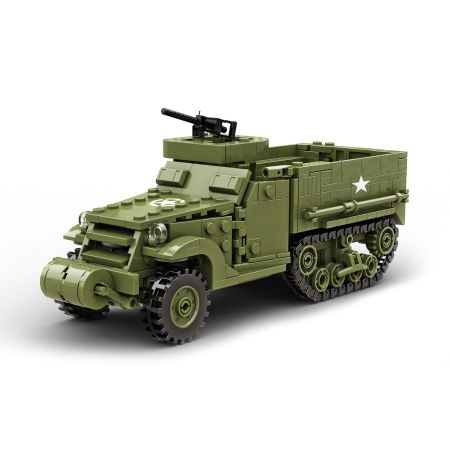 Build Army M3A1 Half-TrackÃ‚Â APC (B1103)