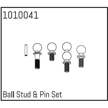 Absima Ball Stud & Pin Set