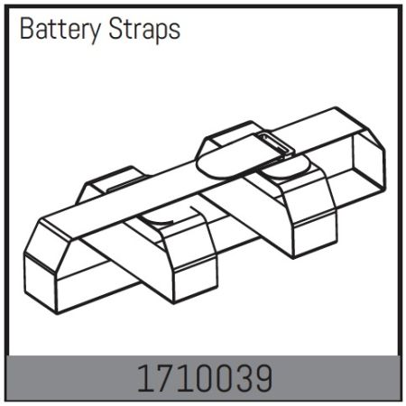 Absima Battery Straps (AB1710039)
