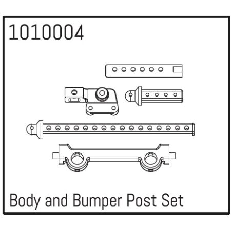 Absima Body and Bumper Post Set Absima Body and Bumper Post Set