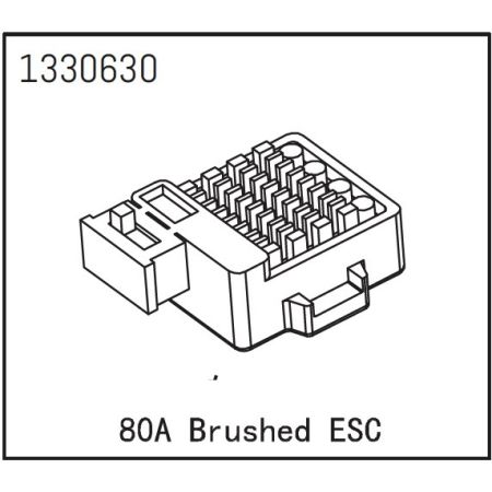 Absima 80A Brushed ESC (AB1330630)