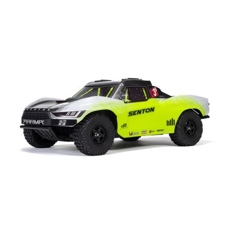 Arrma 1:10 Senton 223S BLX 4X4 SCT RTR With DSC Yellow/Gunmetal (C-ARA4303V4T1)