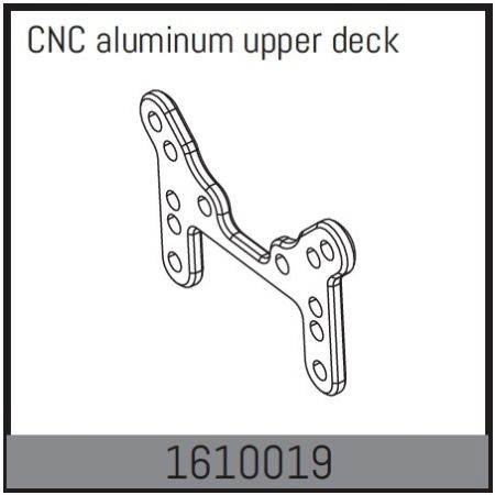Absima CNc Aluminium Front Shock Tower (AB1610019)