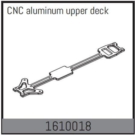 Absima CNc Aluminium Upper DECk (AB1610018)