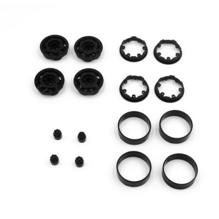 Absima CR-18P Truck 1.2" Bead Lock Wheels (Black?