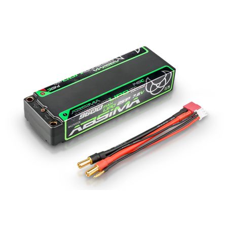 Absima Competition LiPo V2 HV 140C/2S1P HC 9600mAh 5mm (AB4150026)
