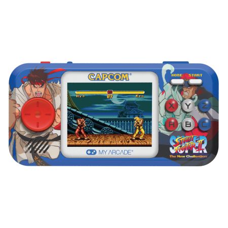 My Arcade Super Street Fighter II Pocket Player Pro Portable Gaming System (2 Games In 1) (DGUNL4187) My Arcade Super Street Fighter II Pocket Player Pro Portable Gaming System (2 Games In 1) (DGUNL4187)
