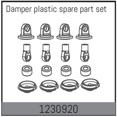 Absima Damper Spare Part Set (AB1230920)