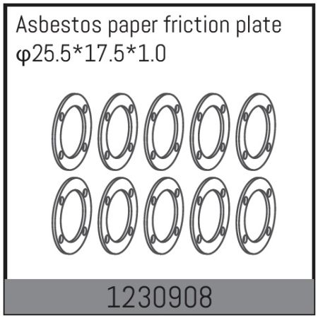 Absima Differential Paper Gasket 25.5*17.5*1.0 (10) (AB1230908)