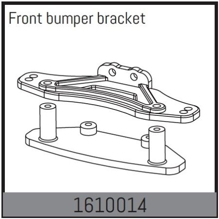 Absima Front Bumper Bracket (AB1610014)