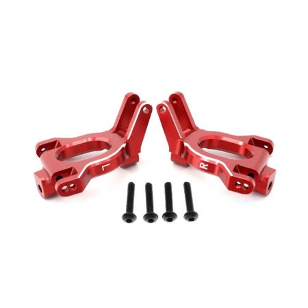 RC Overhaul Front Hub Carrier, Red Aluminum, 4S / Kraton (G-RCO-AR014R)