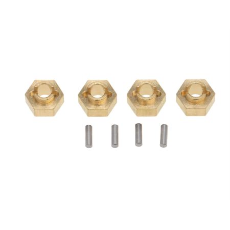 RC Overhaul Wheel Hex Adapter, SCX24 4pcs Brass (G-RCO-AX007) RC Overhaul Wheel Hex Adapter, SCX24 4pcs Brass (G-RCO-AX007)