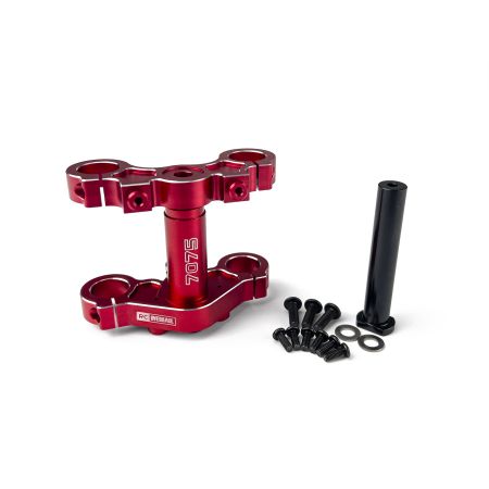 RC Overhaul Aluminum Triple Clamp Set, Promoto, Red (G-RCO-MX03R)