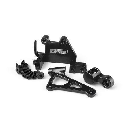 RC Overhaul Aluminum Servo Mount Set, Promoto, Black (G-RCO-MX05BK)