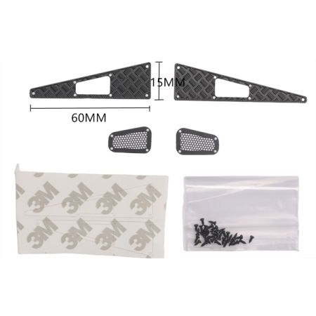 RC Overhaul Hood Trim Fittings Black TRX-4M Defender (G-RCO-TRX017B)
