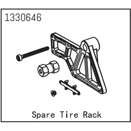 Absima Spare Tire Rack - Yucatan (AB1330646)