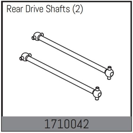 Absima Rear Drive Shafts (2) (AB1710042)