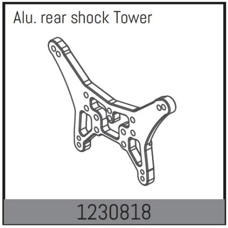 Absima CNc Rear Shock Tower (AB1230818)