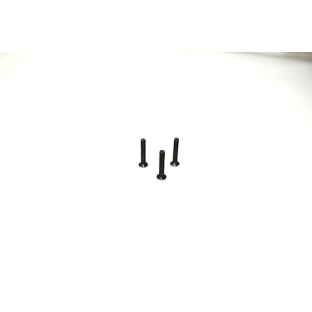 Absima Flat Head Hex Screw M3x18 (3) AB2.8 BL