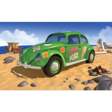 Airfix QUICKBUILD VW Beetle 'Flower Power' (J6031)