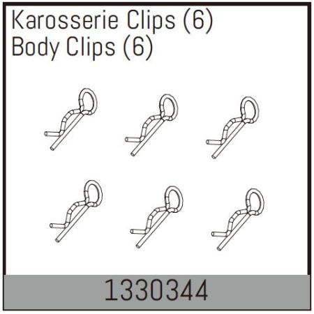 Absima Body Clips (6)