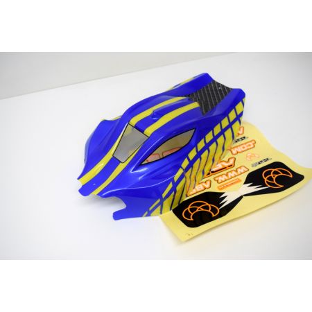 Absima Printed Body blue/yellow AB2.8 BL