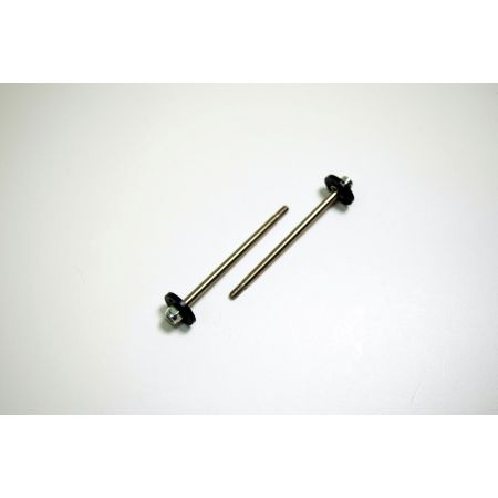 Absima Shock Shaft & piston set rear (2) AB2.8 BL