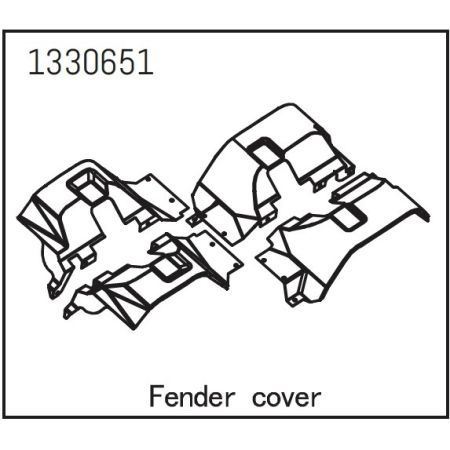 Absima Fender Cover Set - Yucatan (AB1330651)