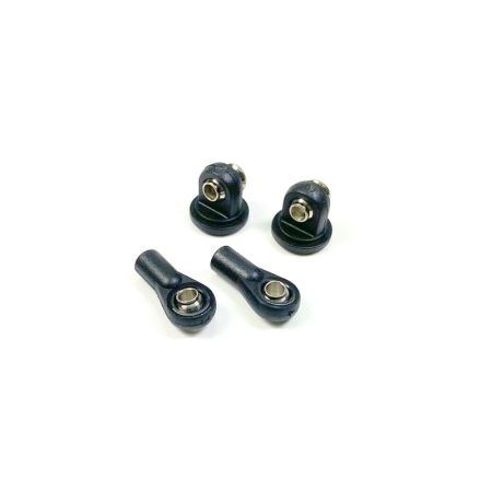 Absima Ball Head Set (F. Standard Dampers) 70mm-120mm (2) (AB2330051)