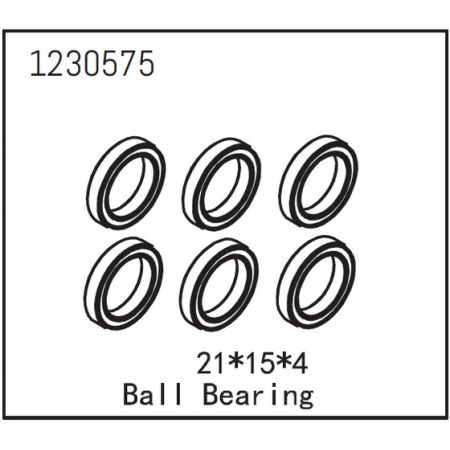 Absima Ball Bearing 21*15*4 (6)