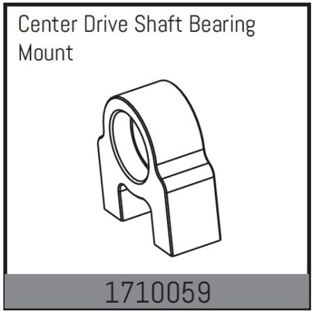 Absima Center Drive Shaft Bearing Mount (AB1710059)