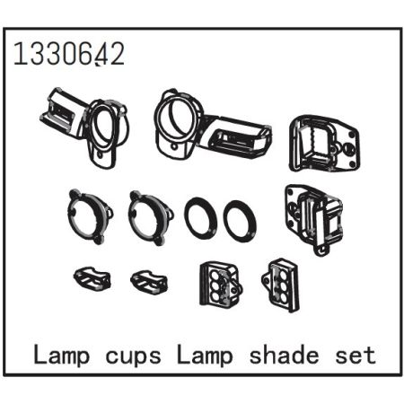 Absima Lamp Cups Set - Yucatan (AB1330642)